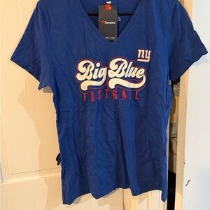 Fanatics Blue 'Big Blue Football' Women's Tee